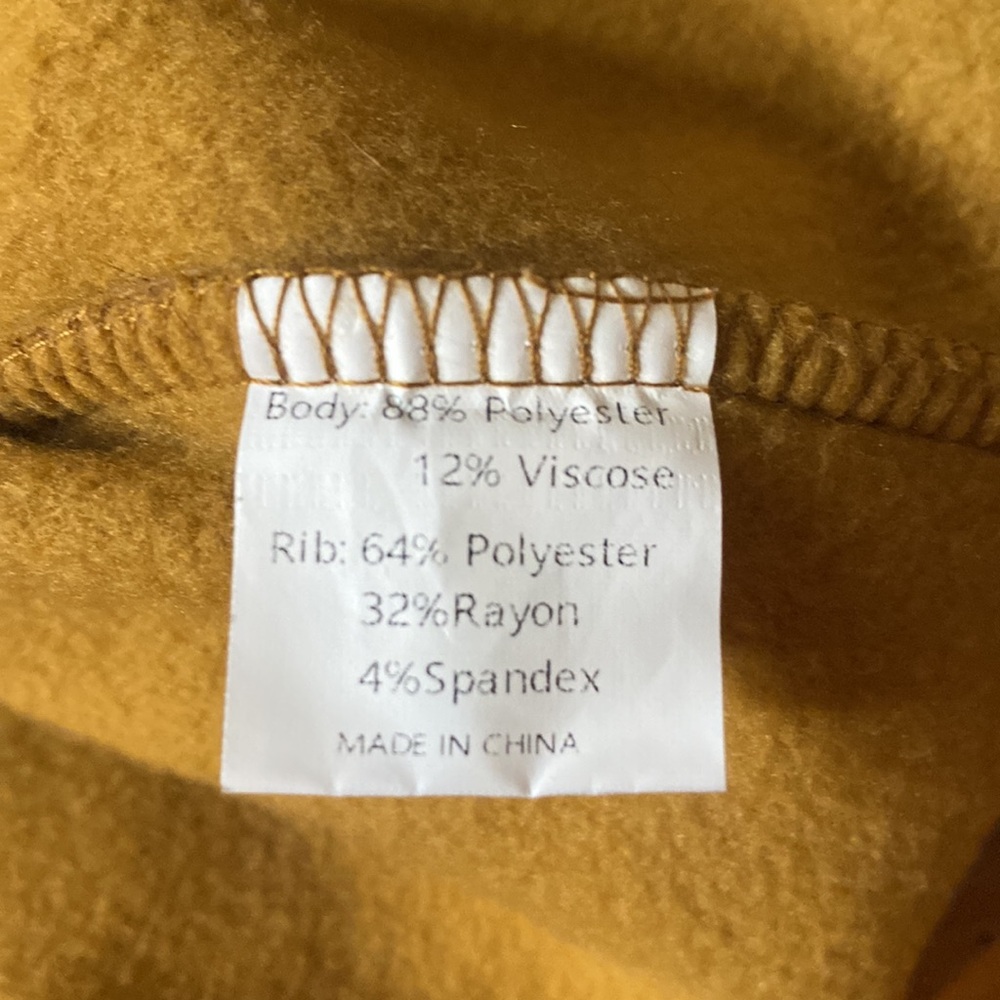 Cropped Hoodie, Medium, VERY Soft, Camel Brown - Picture 5 of 7